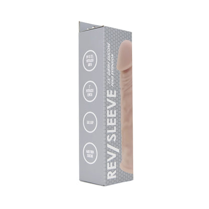 Rev-Sleeves 7.5 Inch Girthy Realistic Silicone Penis Extension Sleeve