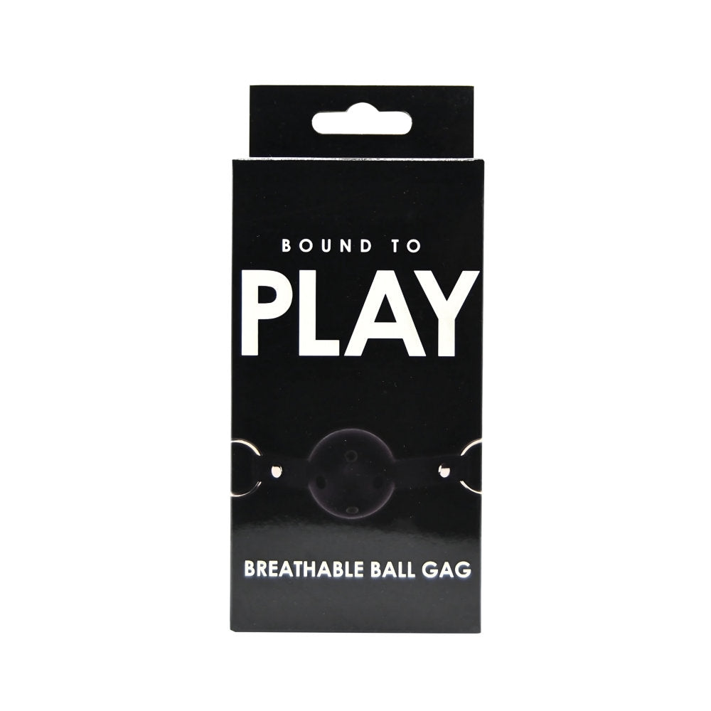 Bound to Play Breathable Ball Gag Black