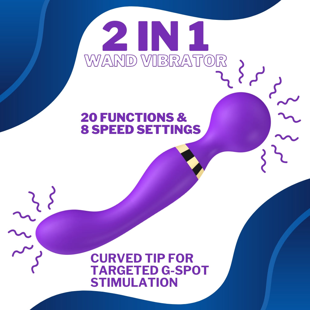 Loving Joy Dual Ended Wand Vibrator