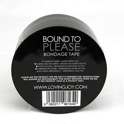 Bound to Please Bondage Tape Black