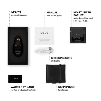 LELO Nea 3 Clitoral Massager Black