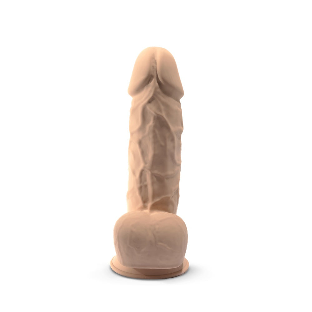 SilexD 8.5 inch Remote Controlled Vibrating Girthy Silicone Dildo