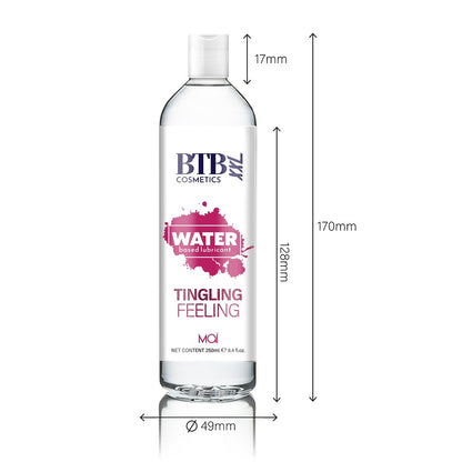 BTB Water Based Tingling Lubricant 250ml